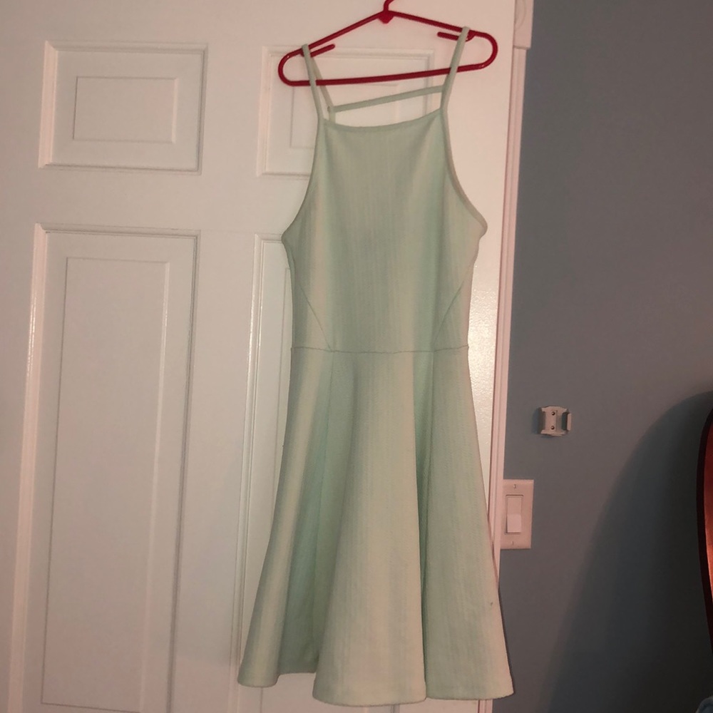 Light blue/green skater dress
